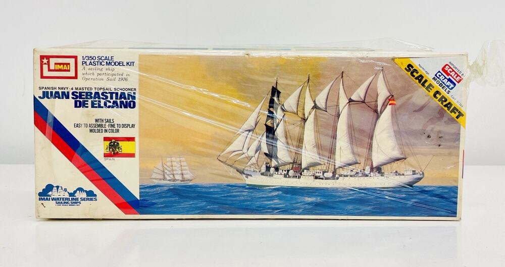 Imai Juan Sebastian De Elcano Spanish Navy 1:350 Plastic Model Kit B-308 Sealed